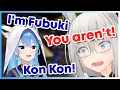 Download Lagu Suisei imitating Fubuki in front of Fubuki【Hololive | Eng Sub】