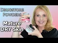 Drugstore Makeup Powders For DRY MATURE SKIN Women Over 50