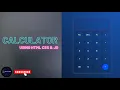 How to Build a Calculator with HTML CSS and JS 44ggcodes
