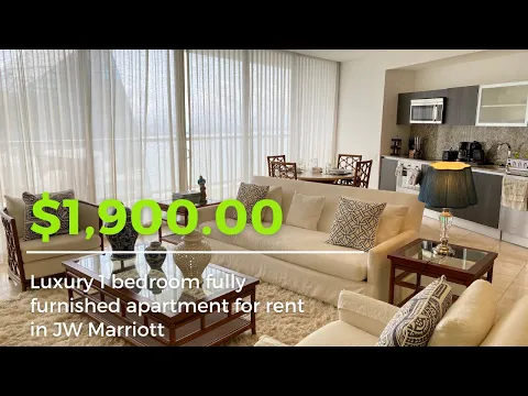 Download MP3 $1,900.00  Luxury 1 bedroom fully furnished apartment for rent in JW Marriott