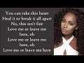Download Lagu Little Mix ~ Love Me Or Leave Me ~ Lyrics