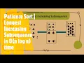 Patience Sort Longest Increasing Subsequence in O n log n Time complexity Coders Camp