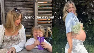 Realistic day in the life / 25 weeks pregnant with a toddler