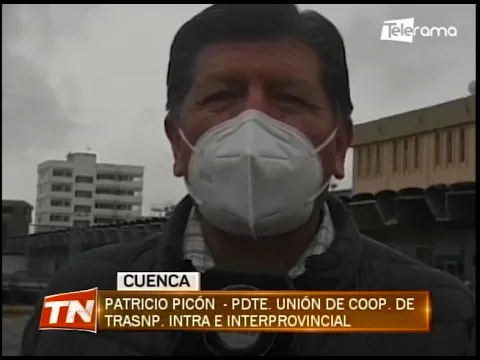 Cuenca amaneció sin servicio del transporte intra e inter provincial