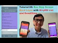 Kivy Mobile App How to create KivyMD List and ScrollView on Bus Stop Screen Back Layer
