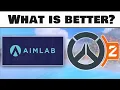 Aim trainers vs practical experience in Overwatch 2