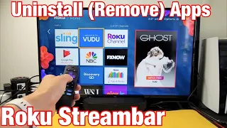 Roku Streambar How to Uninstall Apps