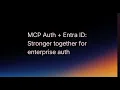 Secure internal MCP servers with scoped permissions Microsoft Entra ID