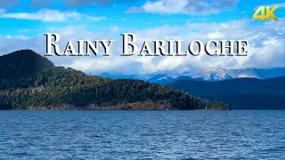 Patagonian Lake Serenity | Rain to Sunshine over Mountains & Pine Forest (Nature Sounds)