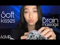 ASMR ONE HOUR of Soft Kisses Mouth Sounds Fluffy Mic Brain Massage