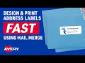How-To Create Address Labels Fast with Mail Merge