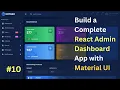 Build a Complete React Admin Dashboard App React Material UI Bootstrap 4 Light Dark Mode