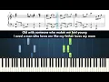 Jax - Like My Father - Accurate Piano Tutorial with Sheet Music