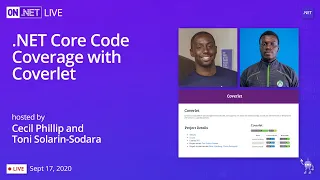 On NET Live - NET Core Code Coverage with Coverlet