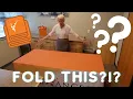How to fold a fitted tablecloth the EASY WAY