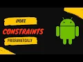 How to update constraints of a layout programmatically at runtime Android Kotlin