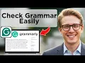 How to Check Grammar in Grammarly Updated 2025
