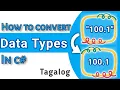 HOW TO CONVERT DATA TYPES IN C Converting Variable Data Types using C C Tutorial 2020 TAGALOG