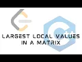 LeetCode 2373 Largest Local Values in a Matrix Solution in C