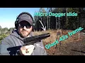 Dagger micro ported slide on Glock 43x