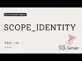 14 How to Get Last Inserted Identity Value in SQL Server Tutorial For Beginners