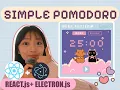 How to Make a Desktop Pomodoro App with React Electron Step-by-Step