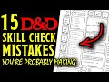 15 Common D D Skill Check Mistakes and How to Avoid Them