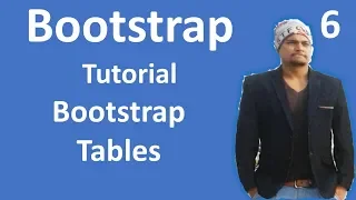 Bootstrap tutorial for beginners Tables in Bootstrap