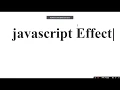 javascript typing effect from scratch