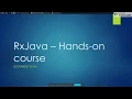 RxJava2 - Hands-on course