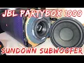 Test JBL Partybox 1000 with Sundown 1200Watts Subwoofer at Full Volume