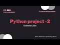 CS384 Python project 2