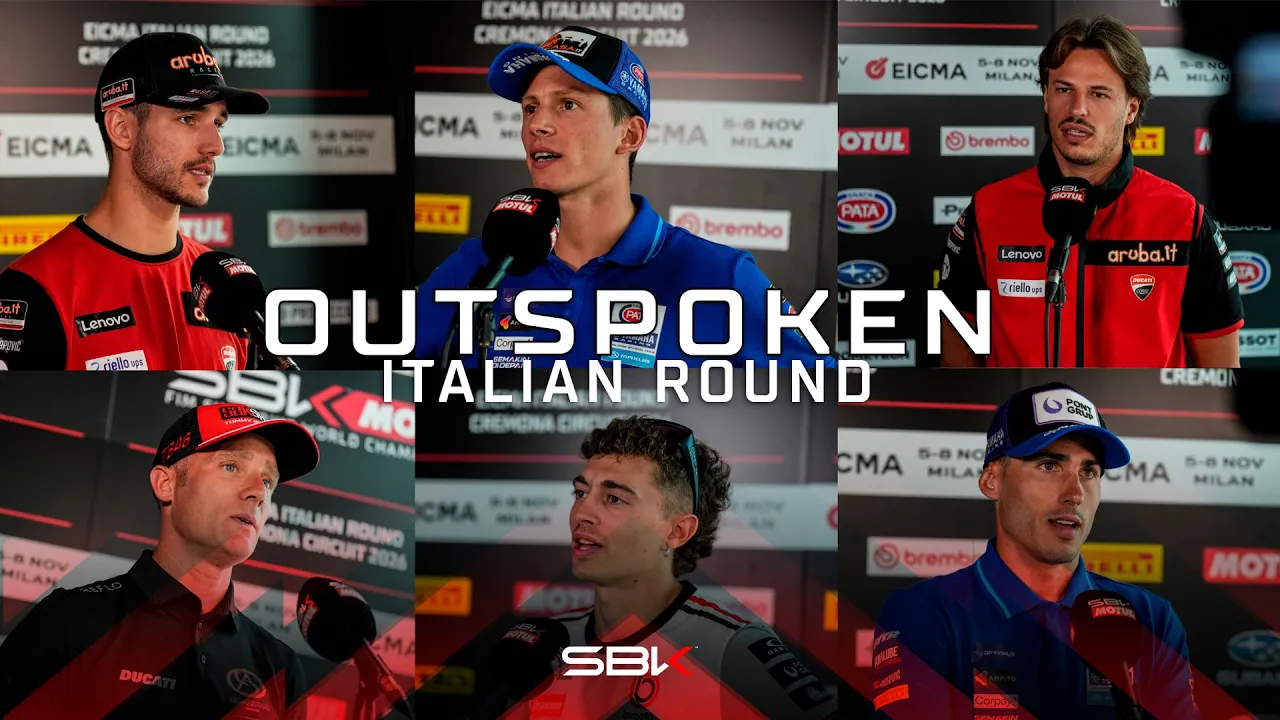 Outspoken ahead of Cremona 🎙️🔴 | 2026 #ItalianWorldSBK 🇮🇹