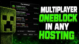 How to Make a OneBlock Minecraft Server on Any Hosting 2026