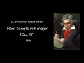 BEETHOVEN Horn Sonata in F major (Op. 17) Score