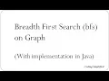 Graph - 3 Breadth First Search BFS using Adjacency Matrix