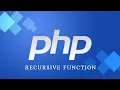 PHP Recursive Function Tutorials in Hindi