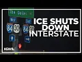 I-84 closed between Troutdale and Hood River amid worsening icy conditions