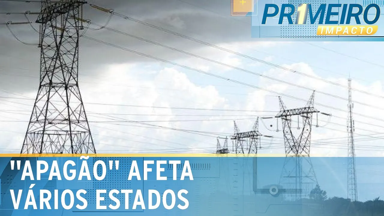 "Apagão" afeta cidades em todo o país; energia é retomada aos poucos | Primeiro Impacto (15/08/23)