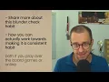 How to avoid blunders consistently