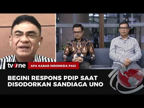PPP Sodorkan Sandiaga Uno Dampingi Ganjar, PDIP: Masih Ada Waktu