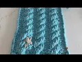 Chunky knit Cable Stitch Blanket Tutorial