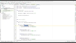 RxJava RxAndroid From Iterable Operator