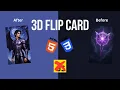 How to Make a 3D Flip Card Using Pure CSS