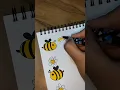 page ideas Bee design tutorial art