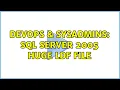 DevOps SysAdmins SQL Server 2005 HUGE ldf file 4 Solutions
