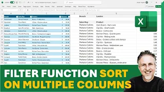 Excel FILTER Function Sort on Multiple Columns FILTER SORT Together