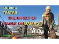 The Effect Range has on your Damage Fallout 4 Tester
