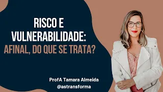 RISCO E VULNERABILIDADE: AFINAL, DO QUE SE TRATA?