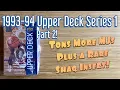 1993-94 Upper Deck Basketball Series 1 Retail Box Break PART 2 Michael Jordan Rare Shaq Insert